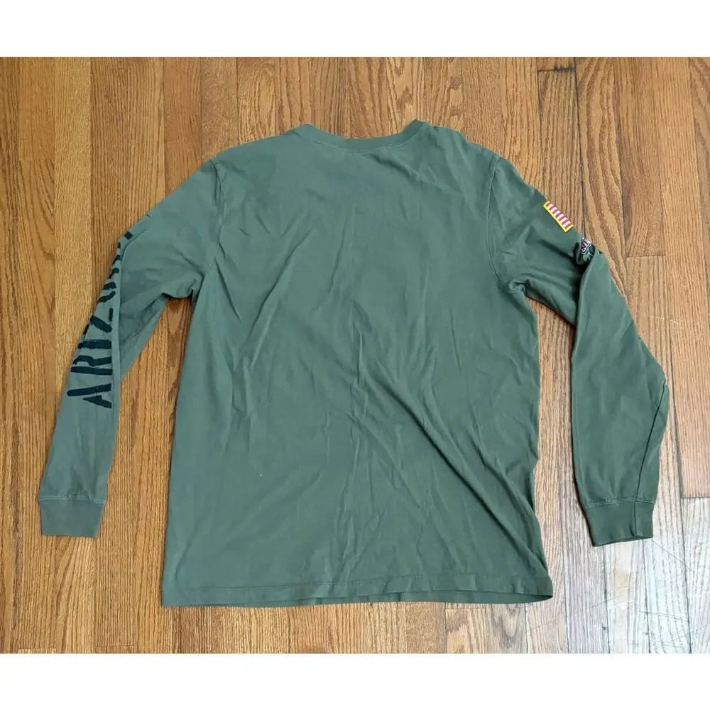 Arizona Cardinals Nike Green Salute to Service Long‎ Sleeve T-Shirt Men's Large